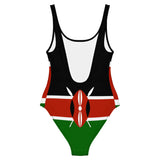 Maillot de bain femme drapeau kenya coupe brésilienne