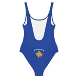 Maillot de bain femme drapeau kosovo coupe brésilienne