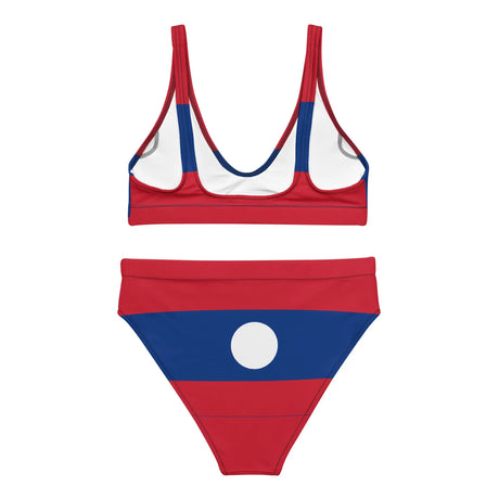 Maillot de bain femme drapeau laos confort et protection uv