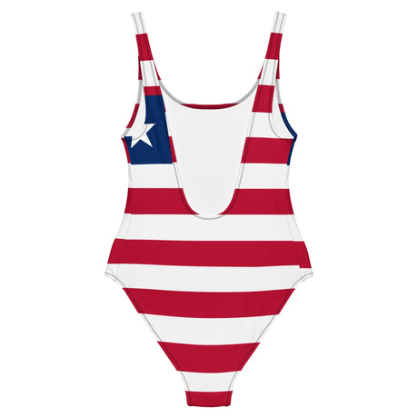 Maillot de bain femme drapeau liberia coupe brésilienne