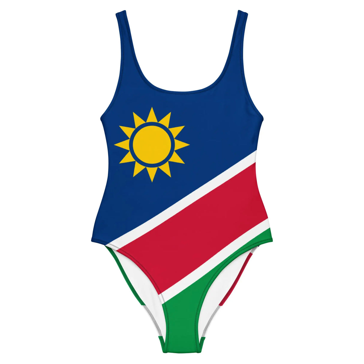 Maillot de bain femme drapeau namibie coupe brésilienne