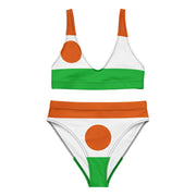 Maillot de bain femme drapeau niger en polyester recyclé