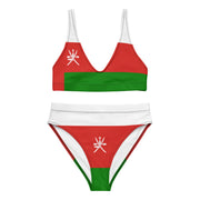 Maillot de bain femme drapeau oman polyester recyclé confortable
