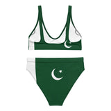 Maillot de bain femme drapeau pakistan polyester recyclé
