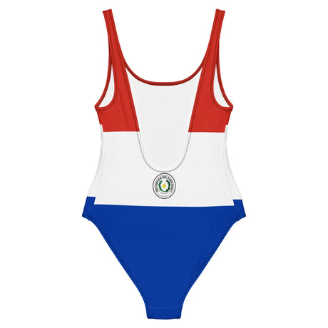 Maillot de bain femme drapeau paraguay coupe brésilienne