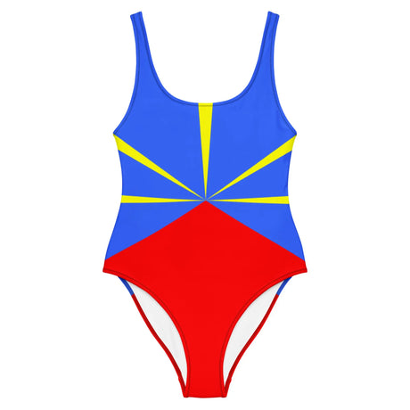 Maillot de bain femme drapeau réunion coupe brésilienne