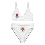 Maillot de bain femme drapeau saint-barthélemy polyester recyclé