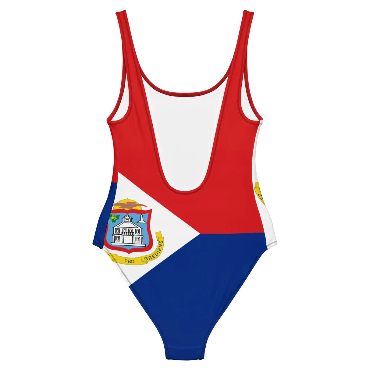 Maillot de bain femme drapeau saint-martin coupe brésilienne
