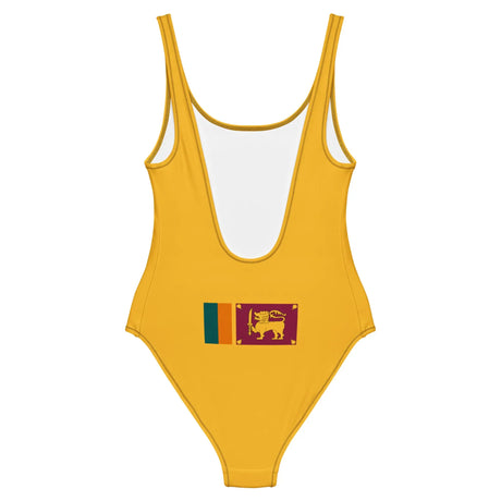 Maillot de bain femme drapeau sri lanka coupe brésilienne