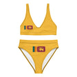 Maillot de bain femme drapeau sri lanka polyester recyclé