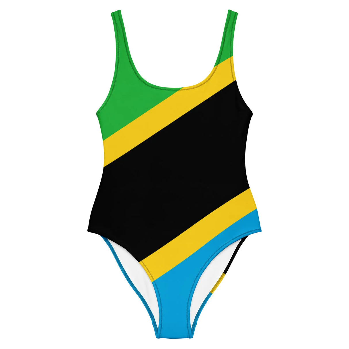 Maillot de bain femme drapeau tanzanie coupe brésilienne