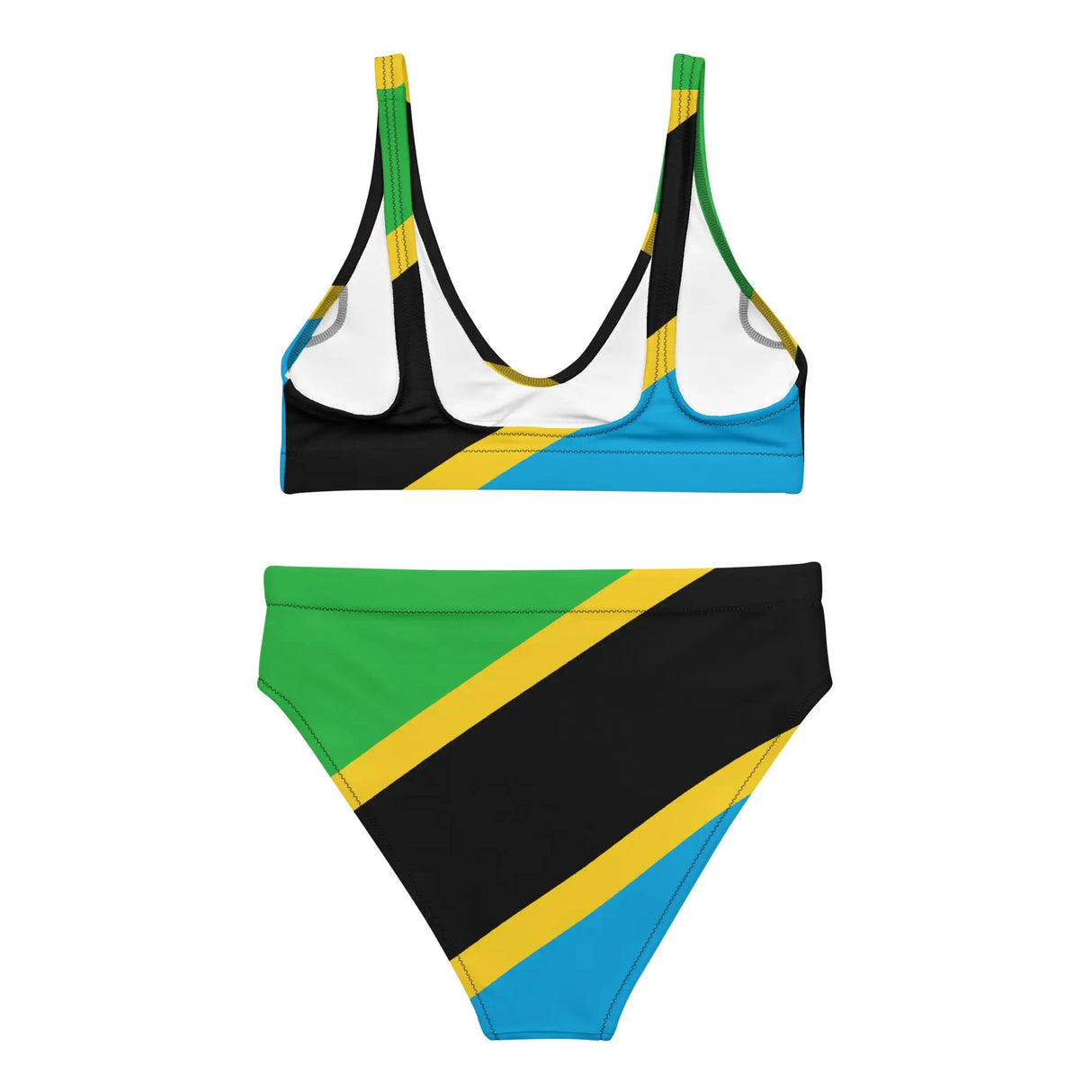 Maillot de bain femme drapeau tanzanie tissu résistant uv