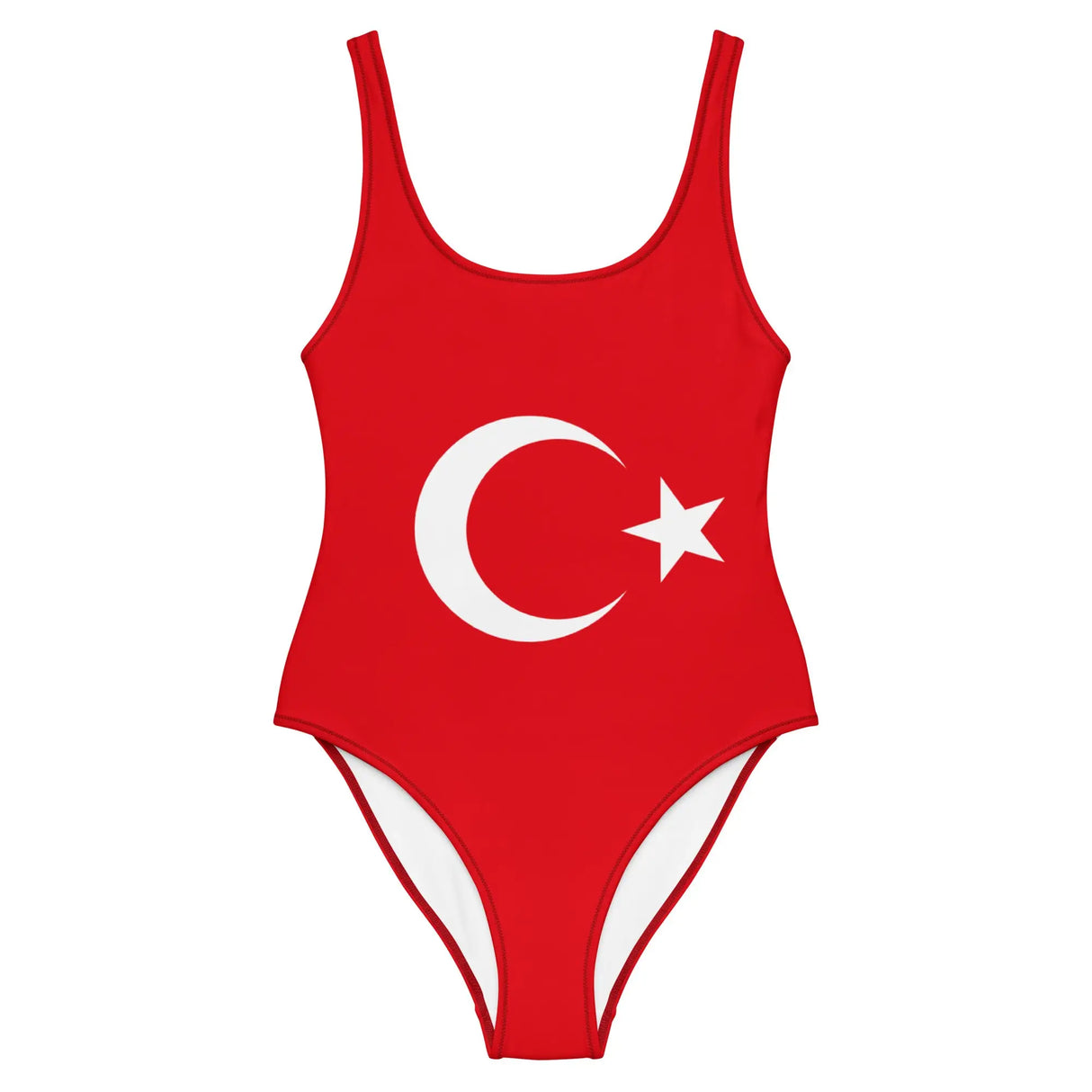 Maillot de bain femme drapeau turquie coupe brésilienne