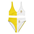 Maillot de bain femme drapeau vatican polyester recyclé