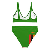 Maillot de bain femme drapeau zambie confort tissu us