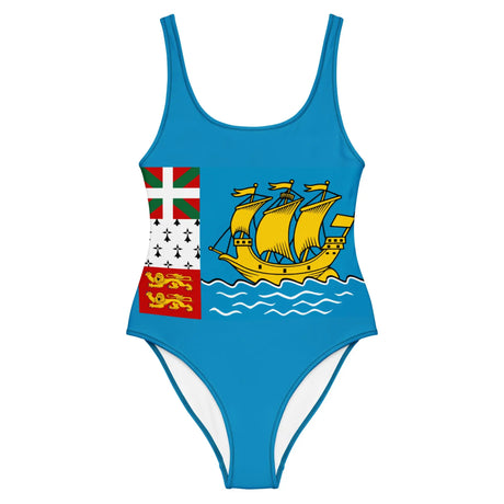 Maillot de bain femme saint-pierre-et-miquelon double couche