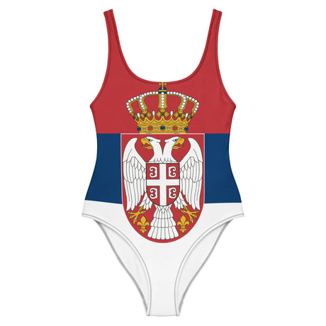 Maillot de bain femme serbie drapeau coupe brésilienne