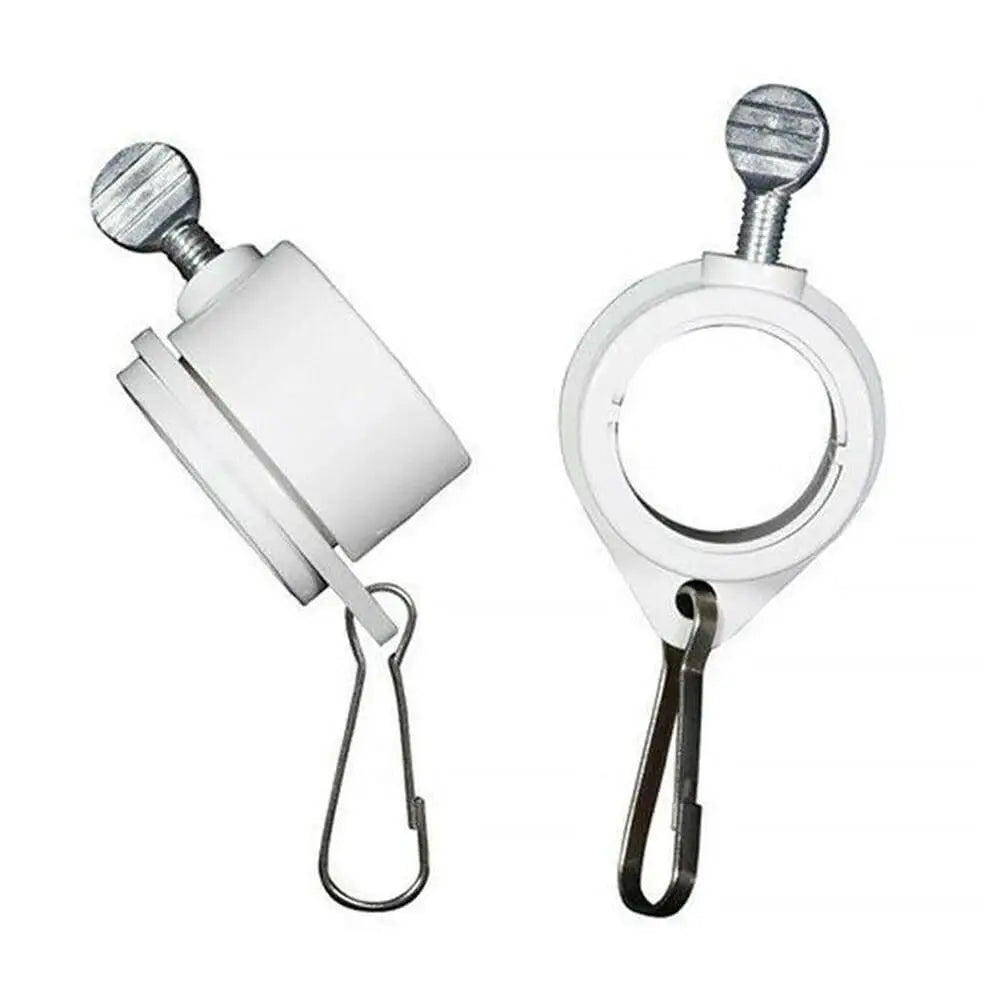 Manchon anneau rotatif france pvc blanc pour mât de drapeau