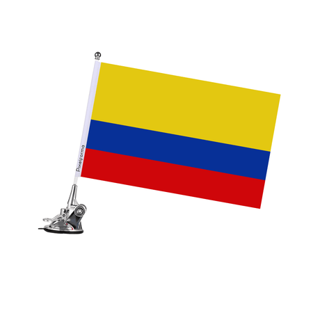 Mât à Ventouse Drapeau de la Colombie - Pixelforma