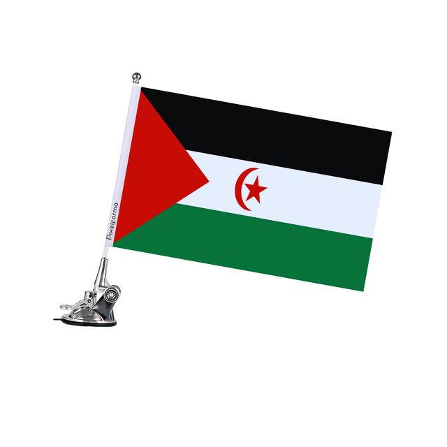 Mât à Ventouse Drapeau de la République arabe sahraouie démocratique - Pixelforma