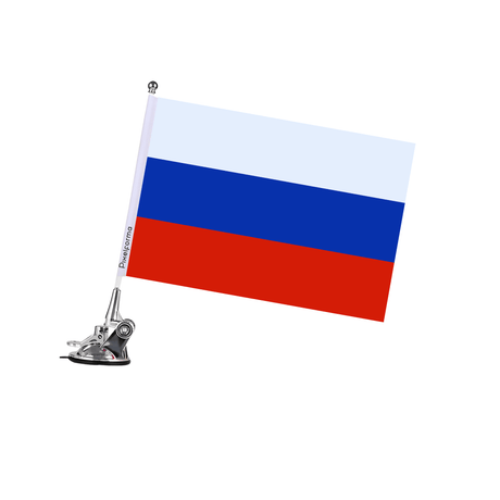 Mât à Ventouse Drapeau de la Russie - Pixelforma