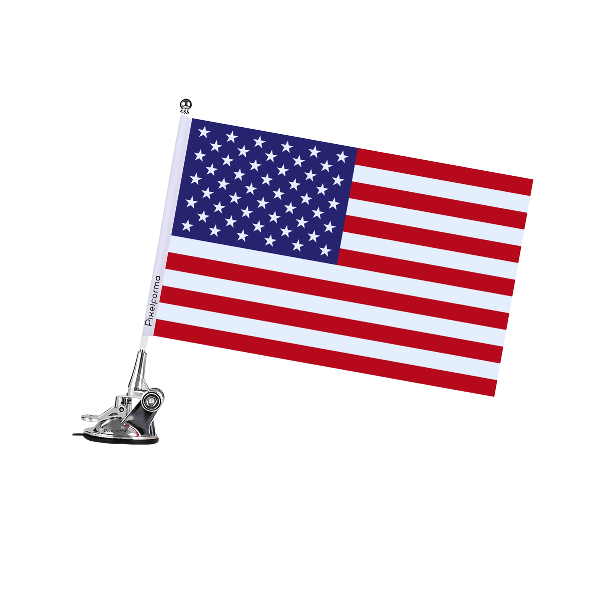 Mât à Ventouse Drapeau des États-Unis - Pixelforma