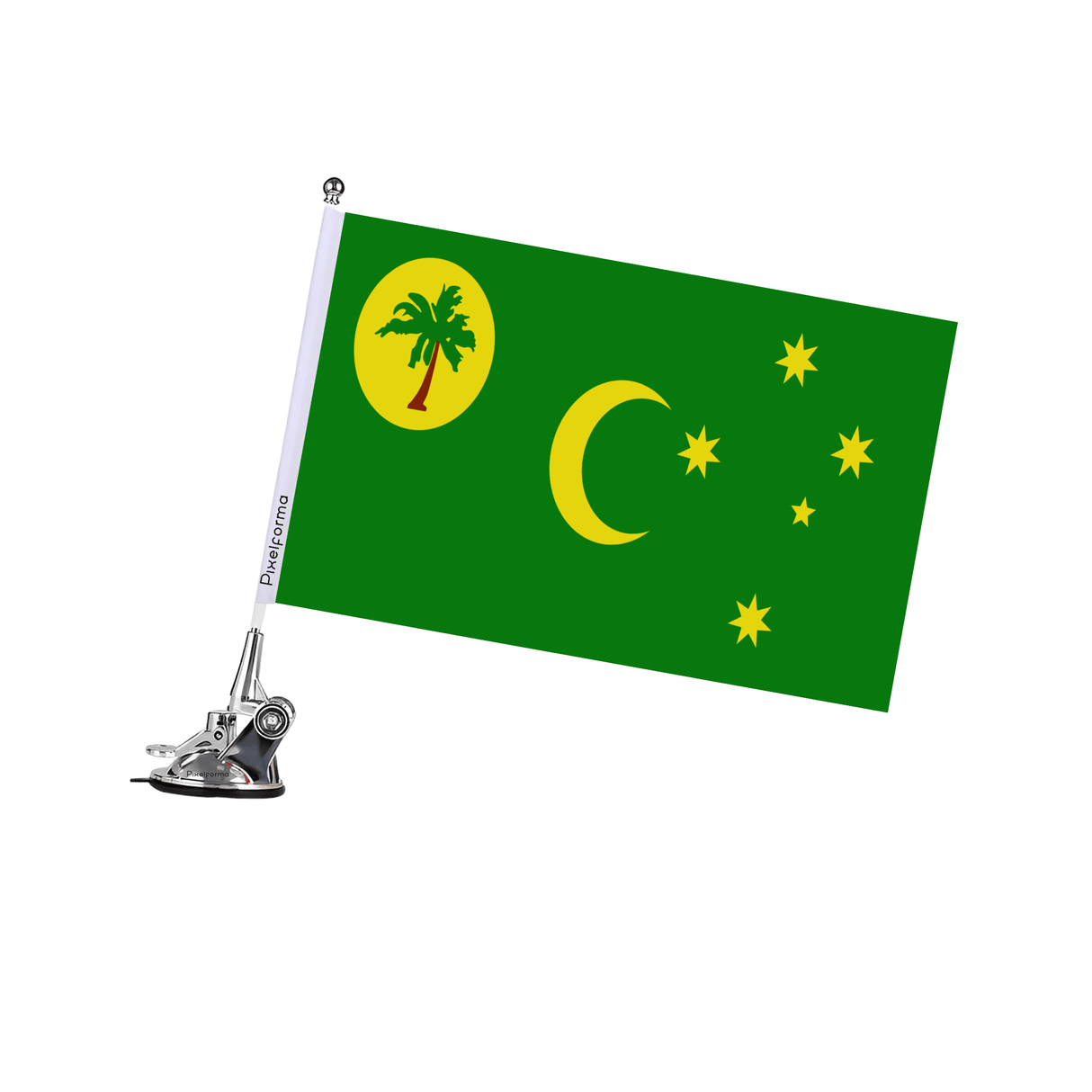 Mât à Ventouse Drapeau des îles Cocos - Pixelforma