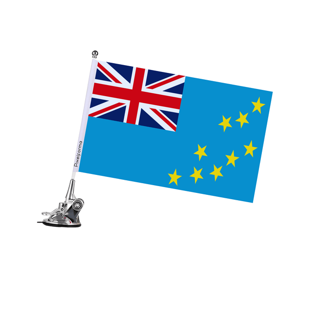 Mât à Ventouse Drapeau des Tuvalu - Pixelforma