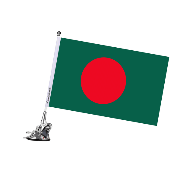 Mât à Ventouse Drapeau du Bangladesh - Pixelforma