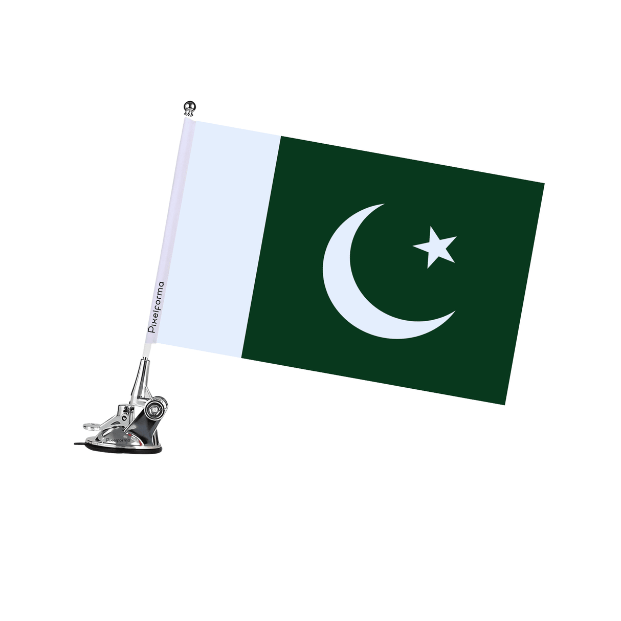 Mât à Ventouse Drapeau du Pakistan - Pixelforma