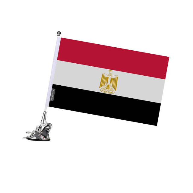 Mât à Ventouse Drapeau Égypte en Polyester - Pixelforma 