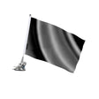Mât à ventouse drapeau gris noir polyester acier inoxydable