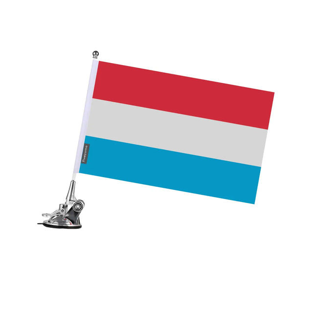 Mât à Ventouse Drapeau Luxembourg en Polyester - Pixelforma 