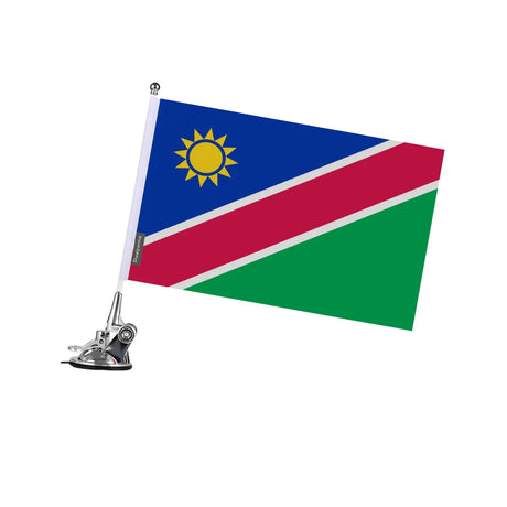 Mât à Ventouse Drapeau Namibie en Polyester - Pixelforma 