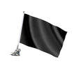 Mât à ventouse drapeau noir polyester acier inoxydable