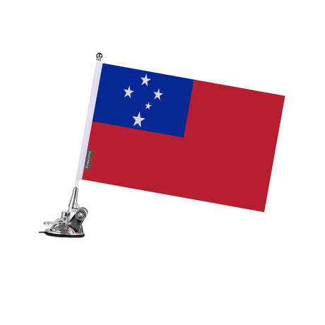 Mât à Ventouse Drapeau Samoa en Polyester - Pixelforma 