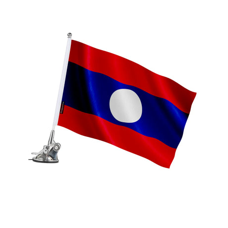 Mât à ventouse laos polyester acier inoxydable élégant