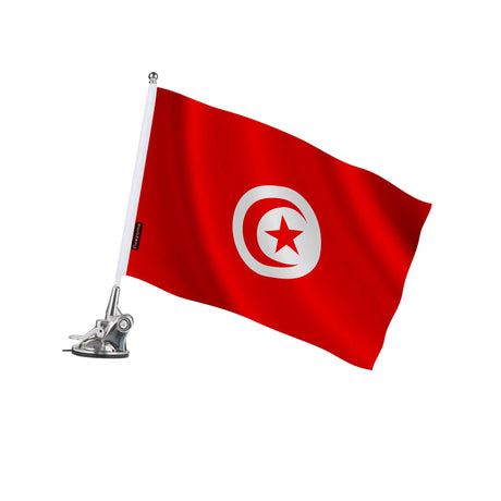 Mât à ventouse tunisie polyester acier inoxydable élégant