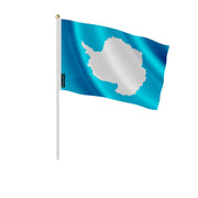 Mini drapeau antarctique à main en polyester décoration