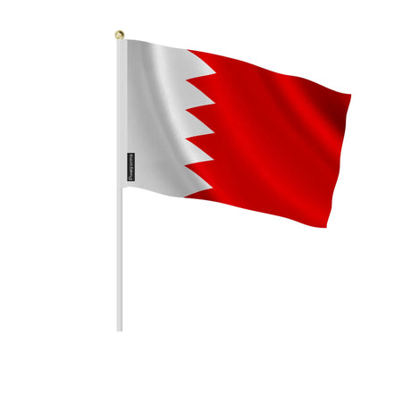 Mini drapeau bahreïn en polyester à tenir à la main