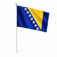 Mini drapeau Bosnie-Herzégovine en polyester à tenir à la main