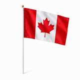 Mini drapeau Canada réaliste en polyester