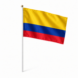 Mini drapeau Colombie réaliste en polyester