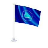 Mini drapeau communauté du pacifique polyester ventouse