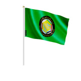 Mini drapeau conseil de coopération du golfe en polyester