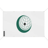 Mini drapeau coopération islamique polyester résistant