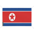 Mini drapeau corée du nord en polyester résistant