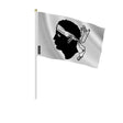 Mini drapeau corse en polyester à tenir à la main