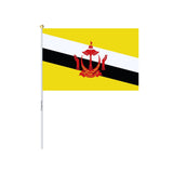 Mini Drapeau de Brunei en plusieurs tailles 100 % polyester - Pixelforma