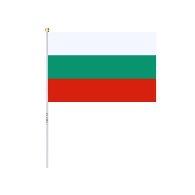 Mini Bulgarian Flag in Multiple Sizes 100% Polyester - Pixelforma